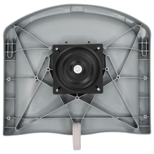 Сгъваема седалка за лодка от 4 части, сива