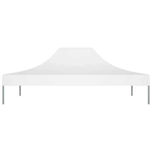 Покривало за парти шатра, 4,5x3 м, бяло, 270 г/м²