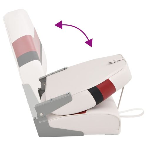 Сгъваема седалка за лодка от 2 части, висока облегалка