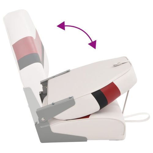 Сгъваеми седалки за лодка от 4 части, висока облегалка