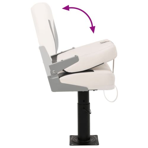 Седалка за лодка със стойка регулируема височина 360° въртене