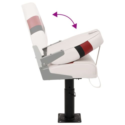 Седалка за лодка със стойка регулируема височина 360° въртене