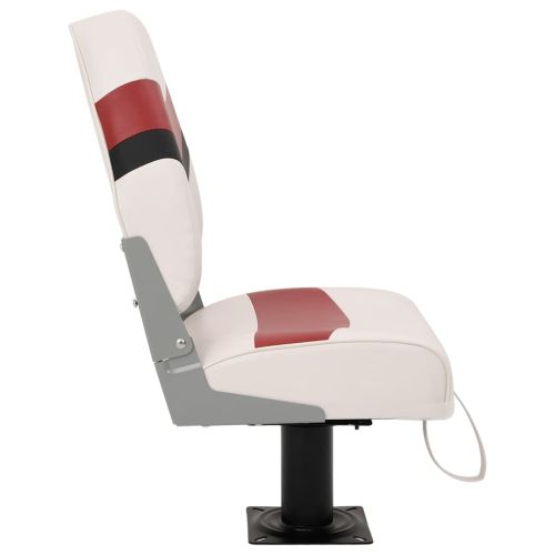 Седалки за лодки 2 бр със стойка въртящи се на 360°