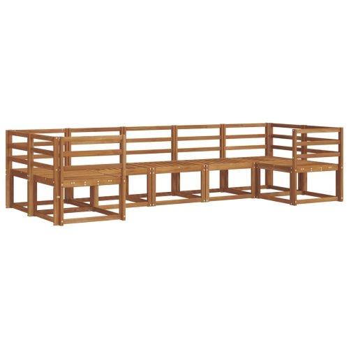 Комплект дивани за открито 7 pcs Естествен