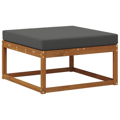 Комплект дивани за открито 6 pcs Натурален и Антрацит