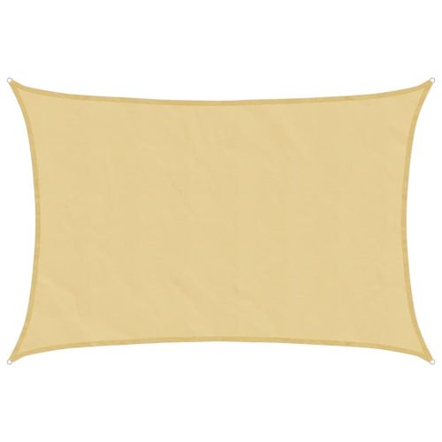 Слънцезащитно платно пясъчно 6x5 м 100% полиестер Оксфорд