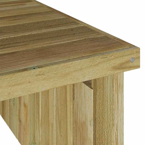 Гараж за косачка за трева Кафяво 73.5 x 81.5 x 38.5 см