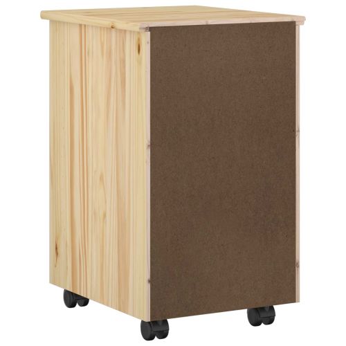 Плъзгащ кабинет Кафяво 34 x 39 x 56 см Масивна боровина