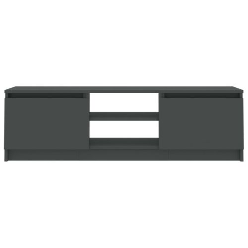 ТВ шкаф, сив, 120x30x35,5 см, ПДЧ
