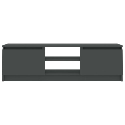 ТВ шкаф, сив, 120x30x35,5 см, ПДЧ