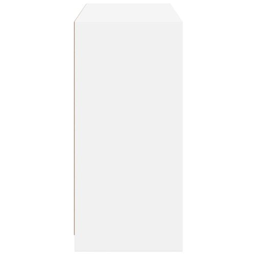 Гардероб, бял, 77x48x102 см, инженерно дърво