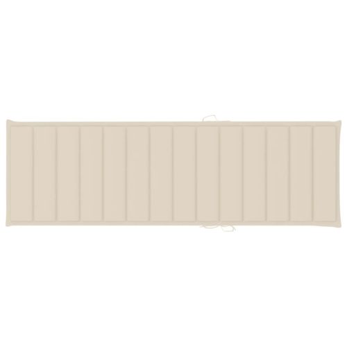 Градински шезлонг с шалте, акациево дърво масив