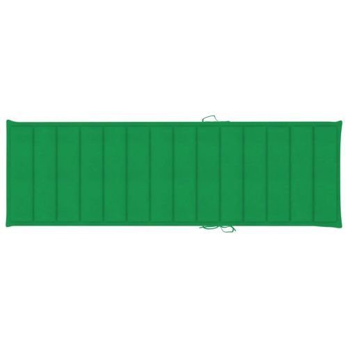 Градински шезлонг с шалте, акациево дърво масив