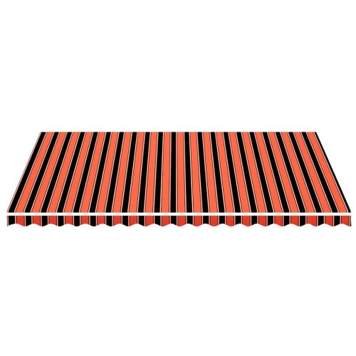 Резервно платнище за тенти, оранжево и кафяво, 5x3,5 м