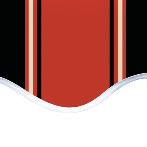 Резервно платнище за тенти, оранжево и кафяво, 5x3,5 м