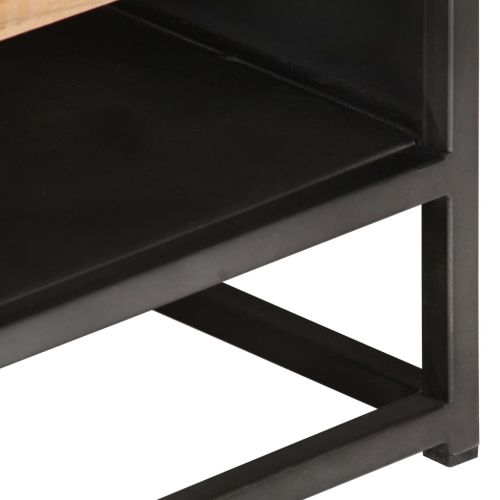 Маса за кафе, 90x50x35 см, акациево дърво масив