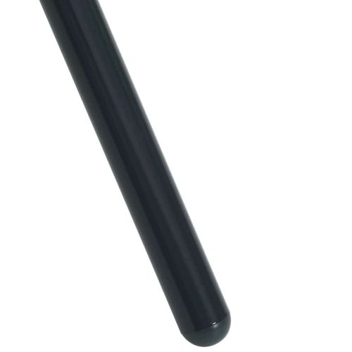 Градински столове, 5 части, антрацит, прахово боядисана стомана