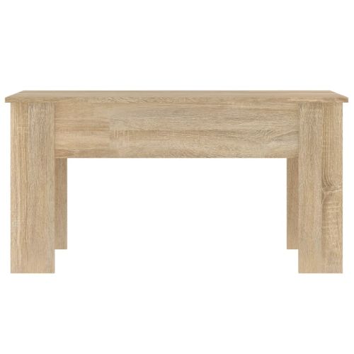 Кафе маса, дъб сонома, 101x49x52 см, инженерно дърво