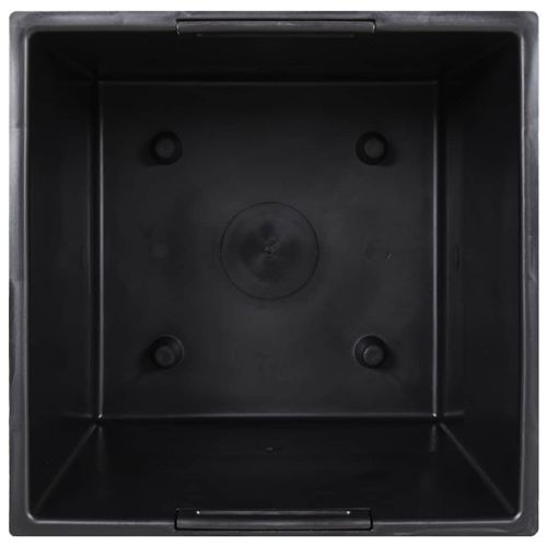 Саксия с подвижна вложка кафява 21/32 л PP ратан