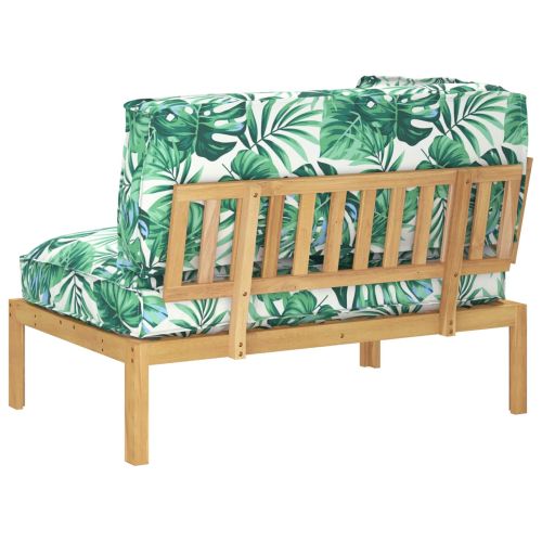 Комплект дивани с възглавница Мотив с листа 133 x 92 x 69 см