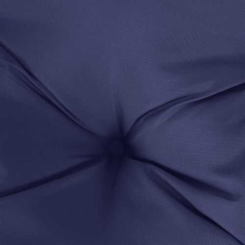 Кръгла възглавница нейви синьо Ø 100x11 см Оксфорд плат