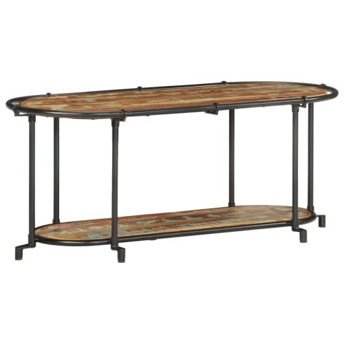 ТВ шкаф, 100x42x40 см, масивно регенерирано дърво