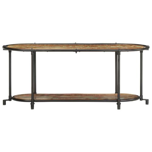 ТВ шкаф, 100x42x40 см, масивно регенерирано дърво