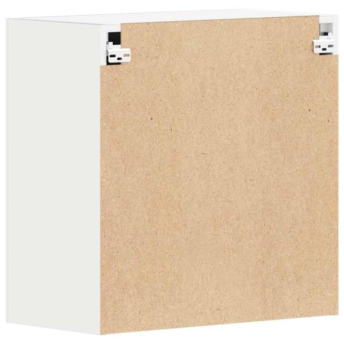 Висящ шкаф "Lyon", бял гланц, 60x31x60 см, инженерно дърво