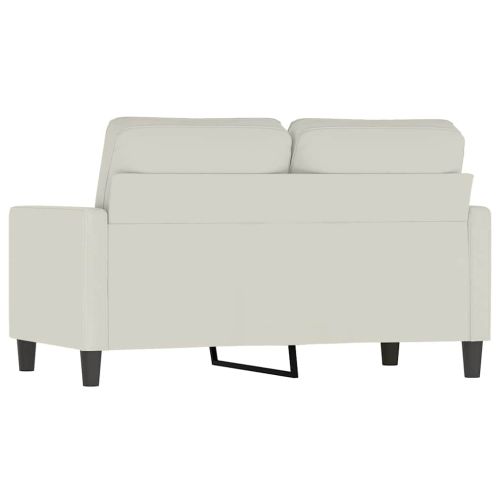 2-местен диван, кремав, 120 см, кадифе