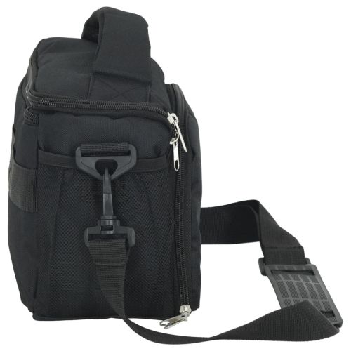 Чанта за фотоапарат с водоустойчива обвивка черен плат Оксфорд