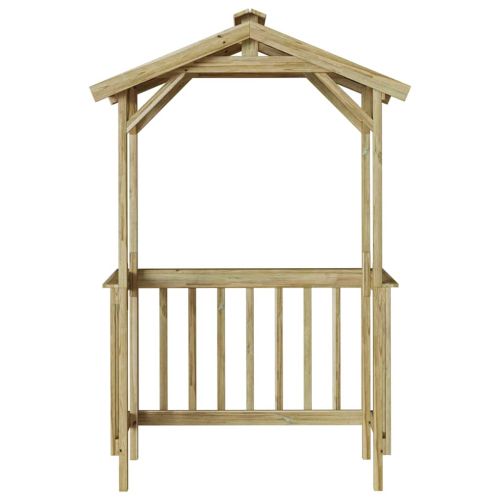 Навес за барбекю Импрегнирано борово дърво