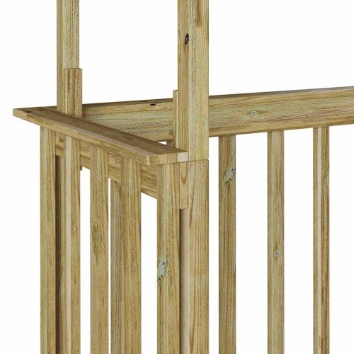 Навес за барбекю Импрегнирано борово дърво