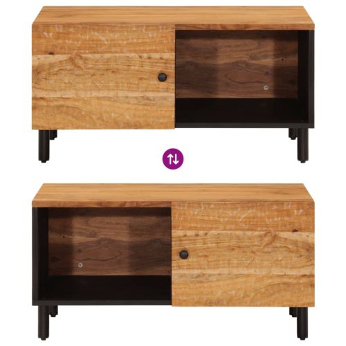 Кафе маса, 80x50x40 см, масивна акация