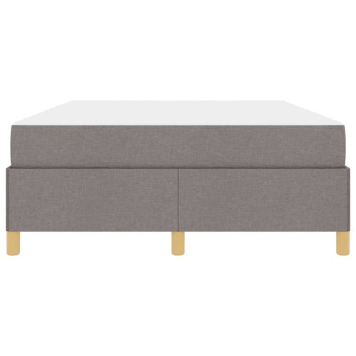 Рамка за легло с матрак Таупе 140 x 200 cm текстил