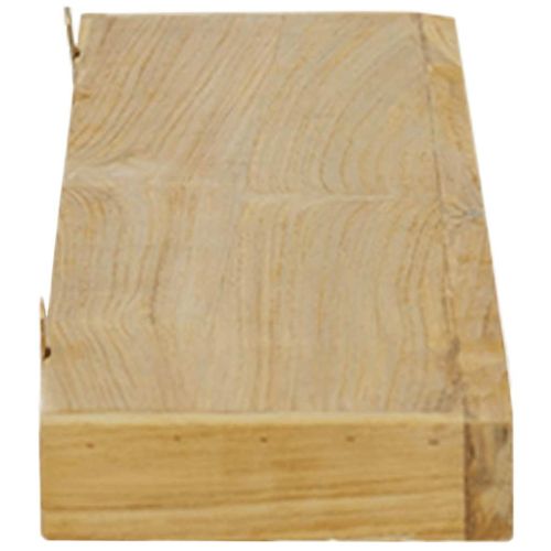 Стенни рафтове 2 бр 90x15x4 см тиково дърво масив