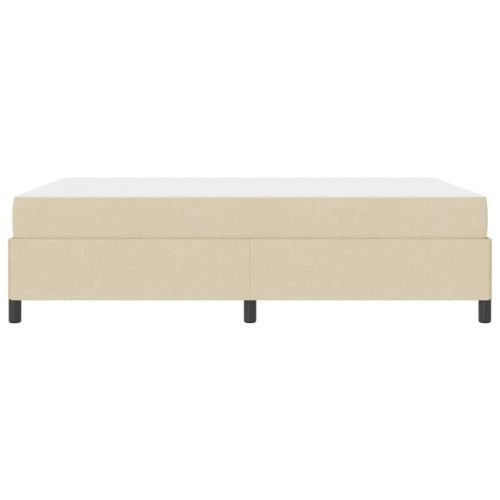 Легло с пружинирана основа Крем 140 x 200 cm текстил