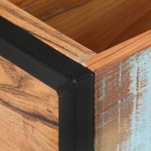 Плантер, 60x20x68 см, регенерирано дърво масив