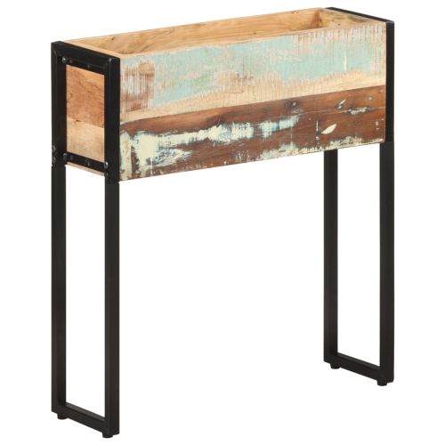 Плантер, 60x20x68 см, регенерирано дърво масив