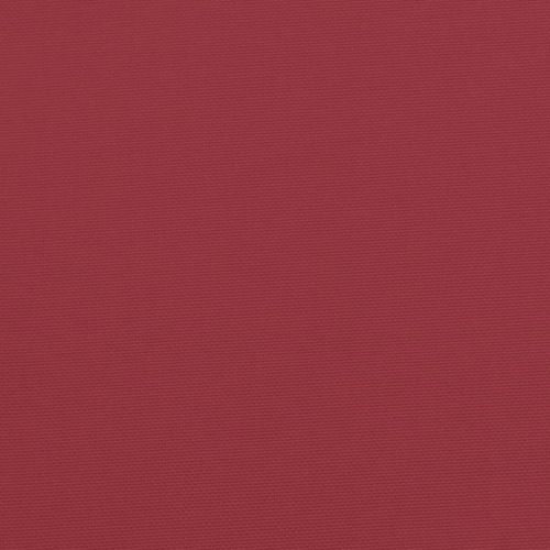 Кръгла възглавница виненочервена Ø 100 x11 см Оксфорд плат
