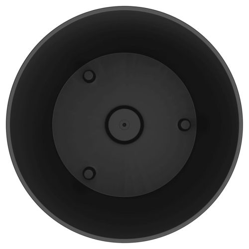 Саксия с подвижна вложка антрацит 15/15,3 л PP ратан