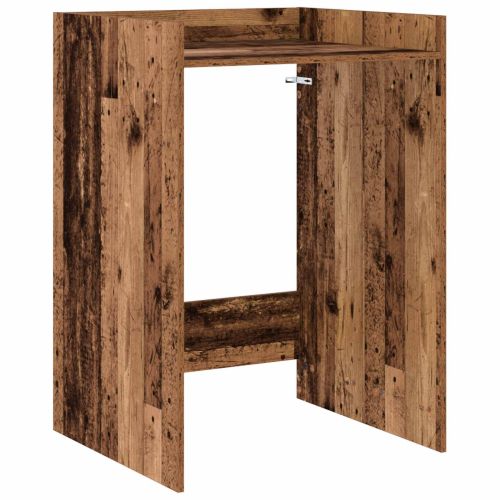 Шкаф за пералня Старо дърво 67,5 x 62 x 97 см Инженерно дърво