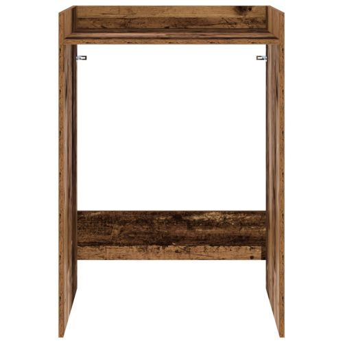 Шкаф за пералня Старо дърво 67,5 x 62 x 97 см Инженерно дърво