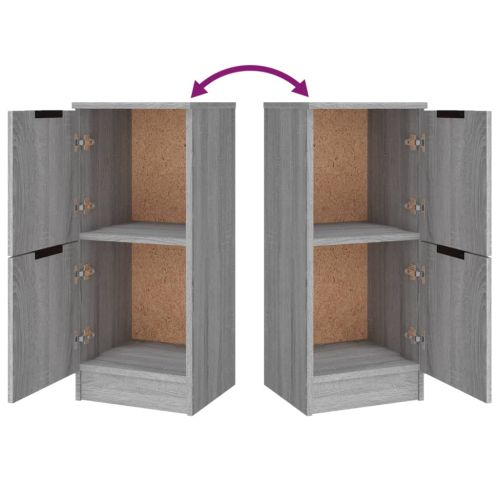 Сайдборди, 3 бр, сив сонома, инженерно дърво