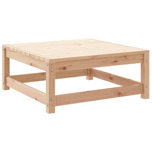 Градински лаундж комплект, 3 части, борово дърво масив