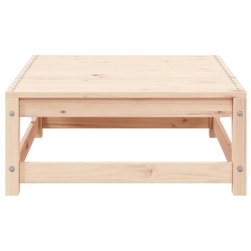 Градински лаундж комплект, 3 части, борово дърво масив