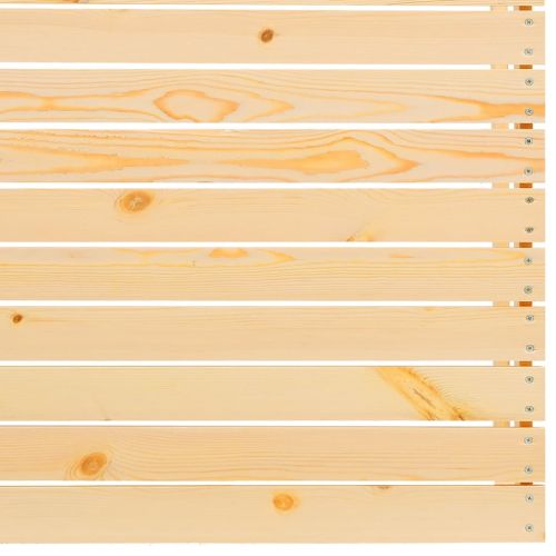 Градински средни дивани със сиви възглавници, 2 бр, бор масив