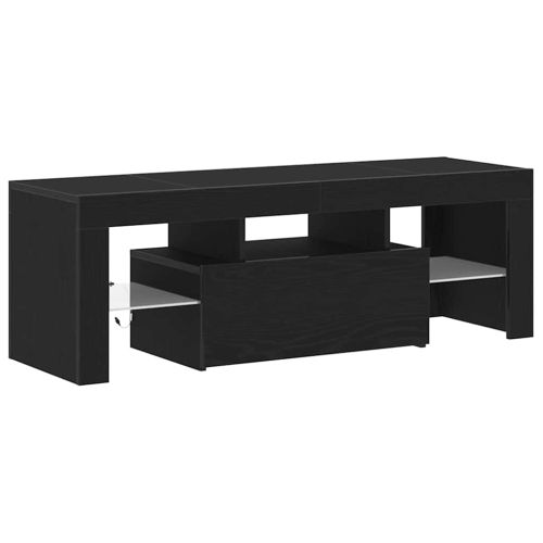 ТВ шкаф с чекмедже Черния дъб 120 x 35 x 40 см Инженерно дърво