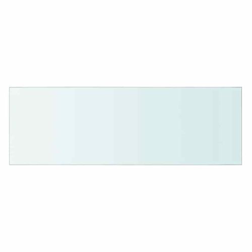 Рафтове, 2 бр, панели прозрачно стъкло, 60x20 см