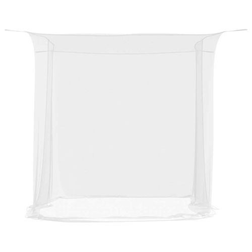 Висяща мрежа против комари 156 mesh бял 220x180x180 см