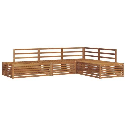 Комплект дивани за открито 4 Брой Естествен